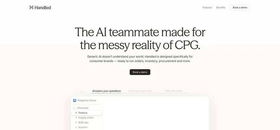 Handled website