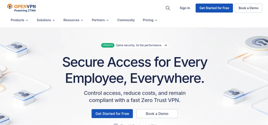 OpenVPN website
