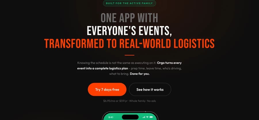 Orgo website