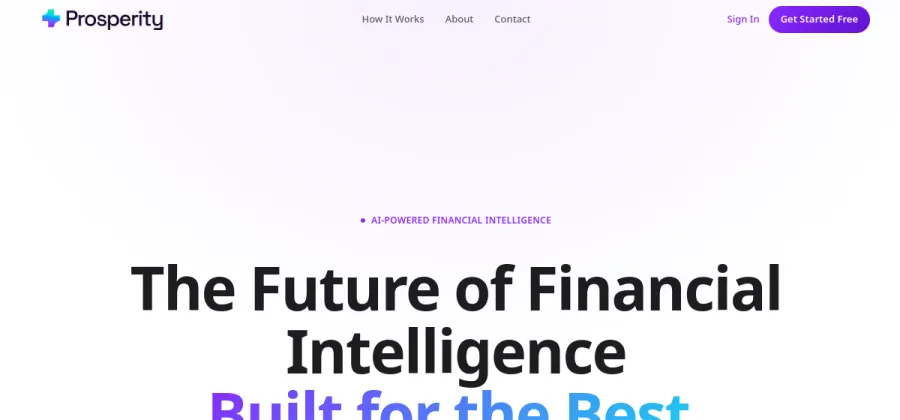Prosperity website