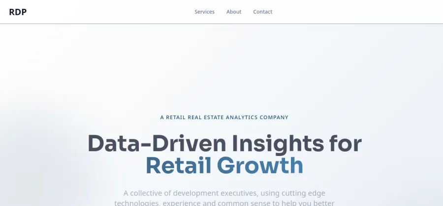 Retail Development Partners website